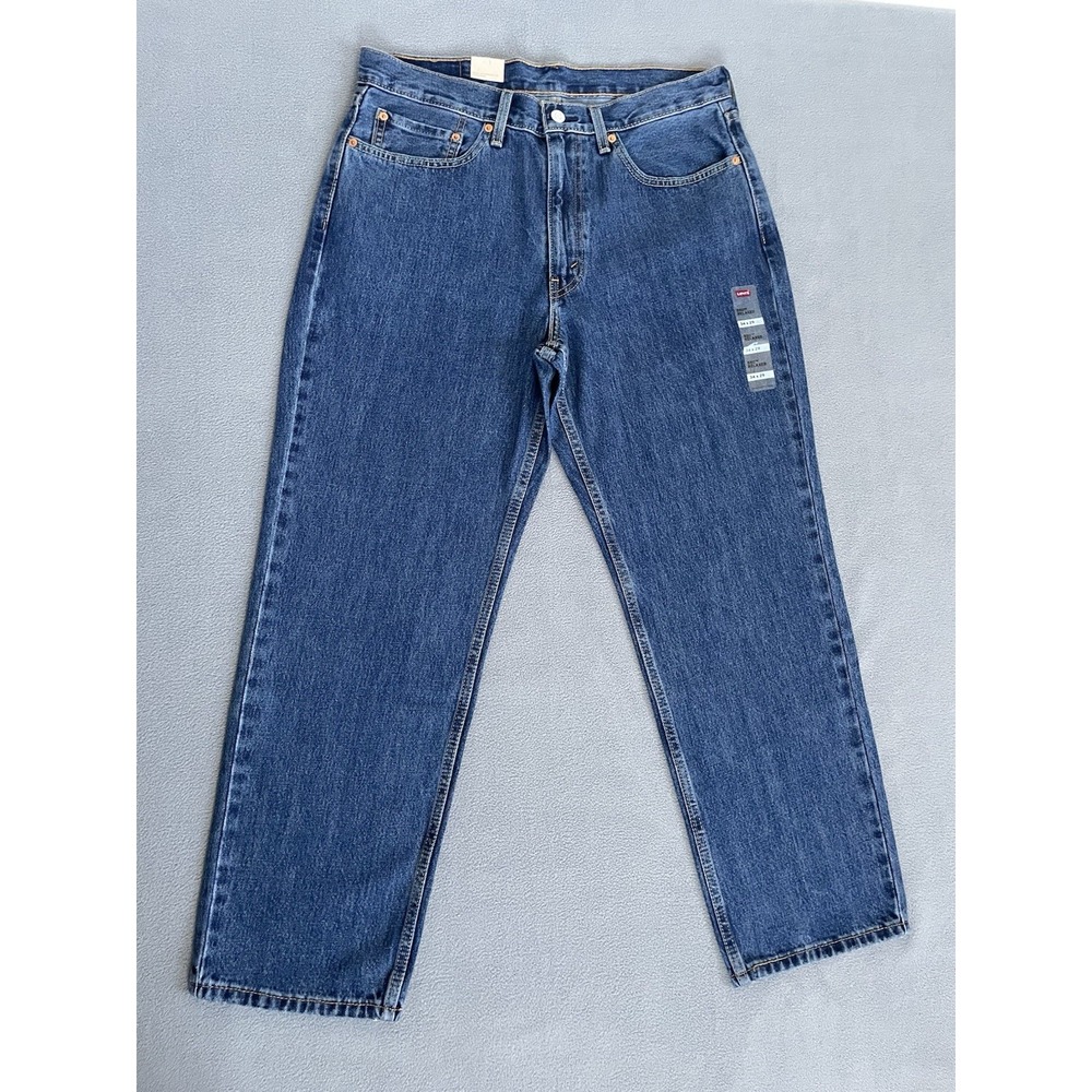 New Levi's Men's 550 Relaxed Fit Straight Leg Zip Fly Denim Jeans Size 34x29